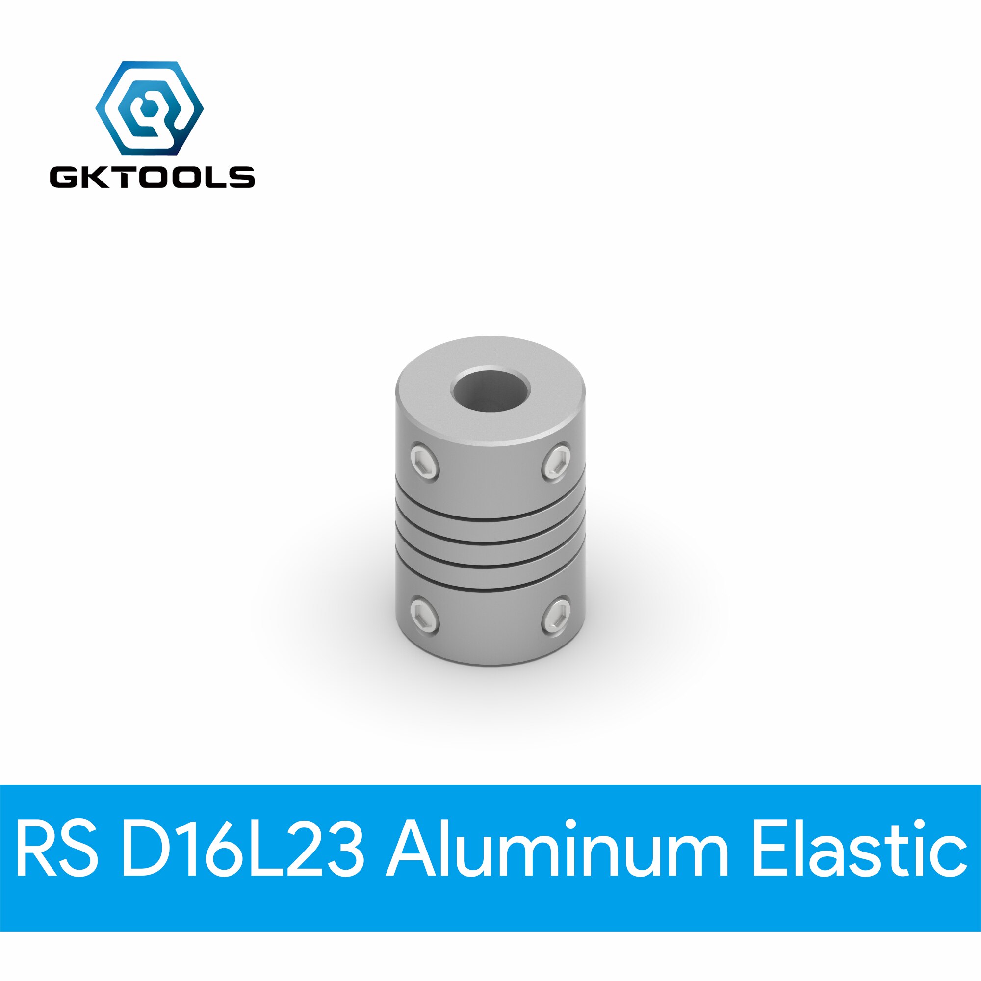 Gktools aluminium cnc motor kjeveakselkobling 2mm til 8mm fleksibel kobling  od 16 x 23mm 2/3/3.17/4/5/6/6.35/8 mm