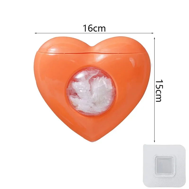 Plastic Wrap Opbergdoos Keuken Opbergdoos voor Voedsel Film Voedsel Cover Bag Organizer Douchekappen Dispenser: Roze