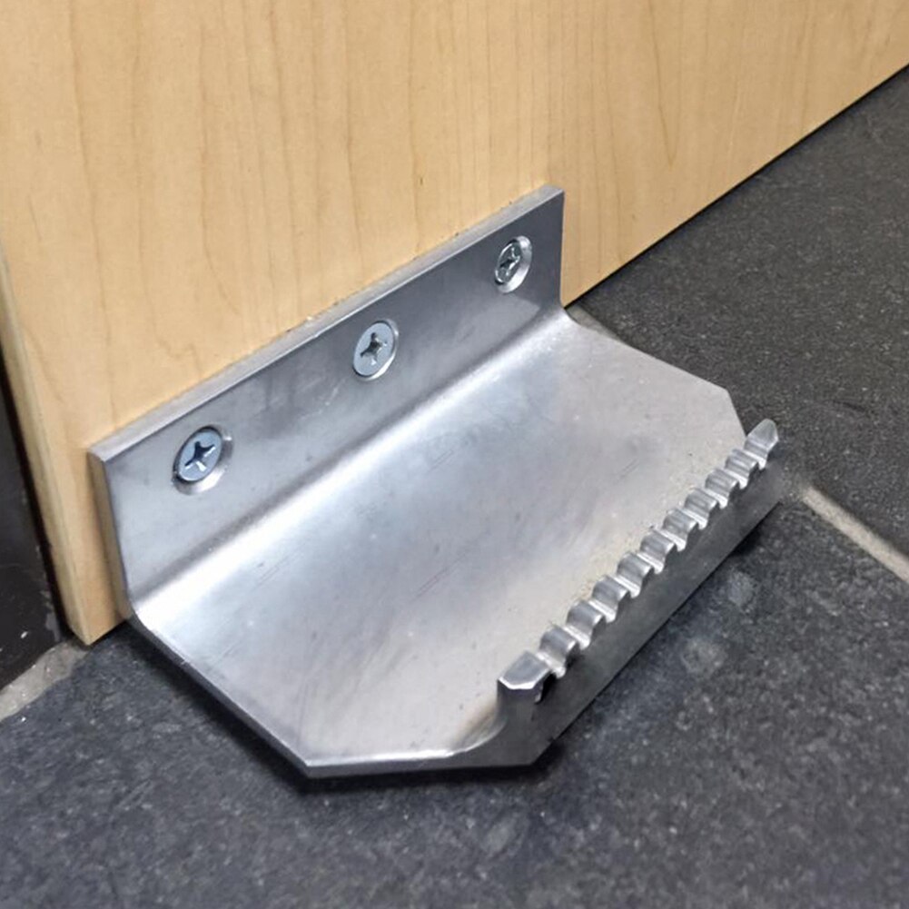 Turvallinen kosketusvapaa handsfree ovenavaaja jalka ovenkahva kannatin paksu metallinen kätevä oven avaus välttää kosketusta ovenavaajaan
