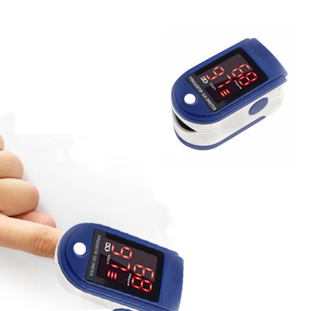 1Pcs Oled Screen Finger Clip Oximeter Pure Heart Rate Monitoring Device Pulse Oximetry Measuring Blood Oxygen Finger Clip