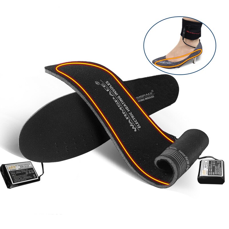 Cycling Shoes Electric Heating Insoles Thermal Mtb Men Mountain Bike Shoes Battery Powered Washable Bicycle Shoes Sneakers