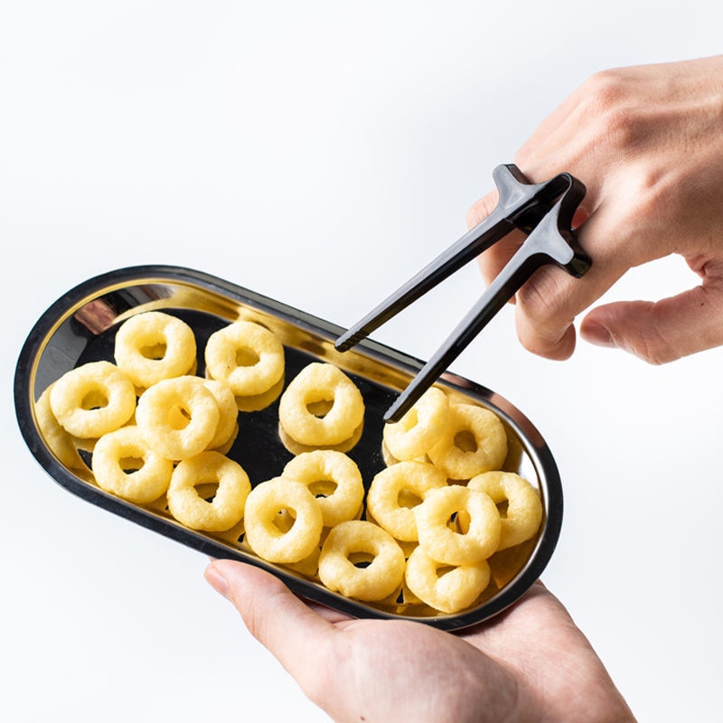 Palillos de dedo de 4 piezas para jugadores, pinzas para aperitivos, pinzas para dedos, creatividad, vajilla, herramienta de Clip, para jugadores