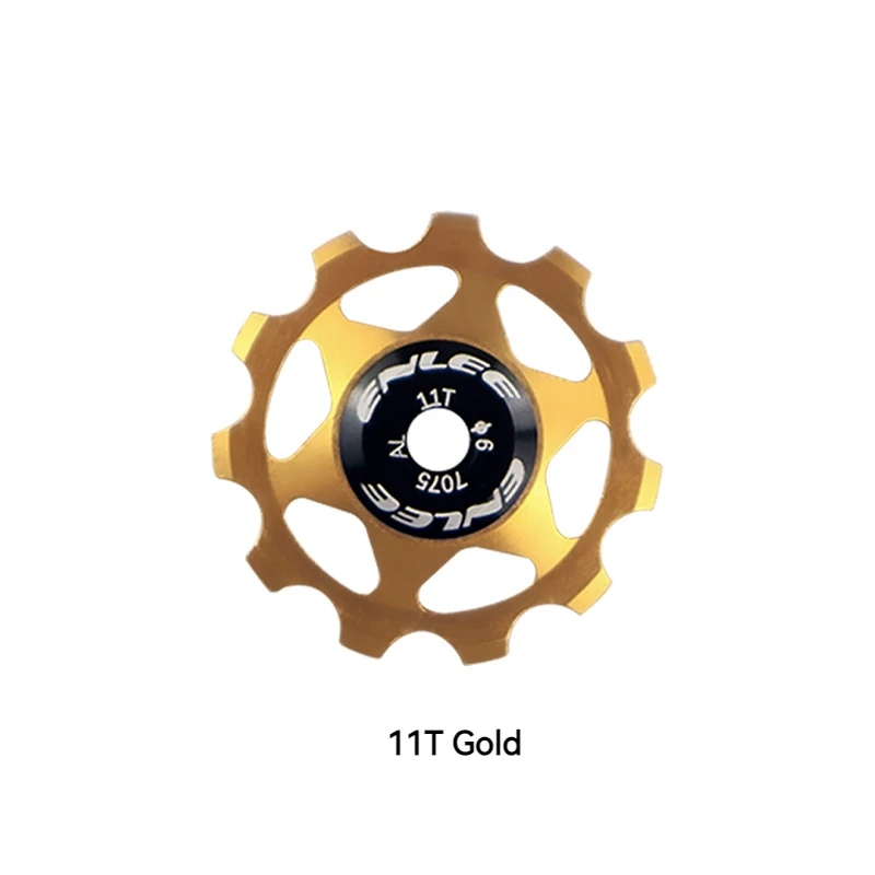 Fünf Farben Fahrrad Aluminium Legierung führen Rad Rolle Schaltwerk 11T 13T führen MTB Keramik Lagerbier Jockey Rad für 4/5/6MM: verrotten