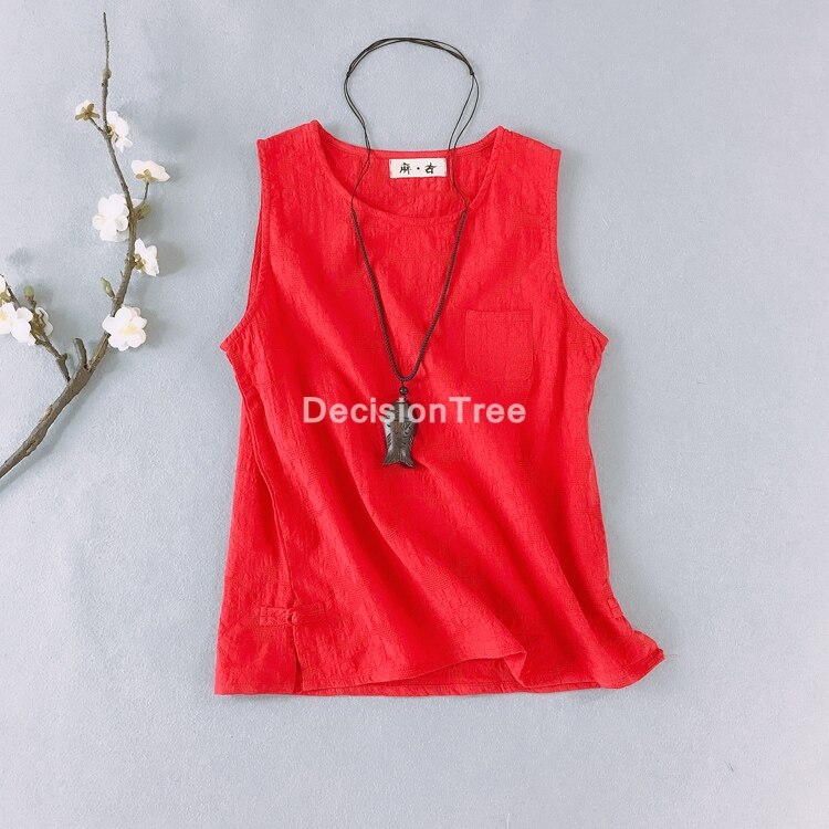 China tops blusa tang antiguo estilo chino manga completa cheongsam camisas servicio de té de algodón de lino hanfu abrigo chaqueta: color7