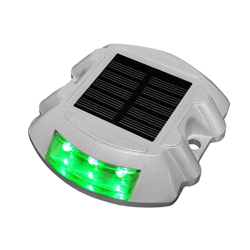 Solar Deck Lights Driveway Dock Lights IP67 Waterproof Outdoor Warning Step Lights for Driveway Sidewalk Garden Pathway Yard: Bright Green