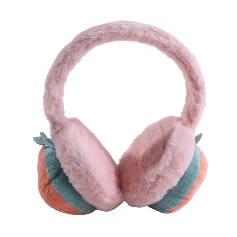 Adjustable Kid Fruit Ear Muffs Women Warm Soft Fluffy Cute Earmuffs Winter Warm Outdoor Winter Earmuff Ear Muffs For Girl