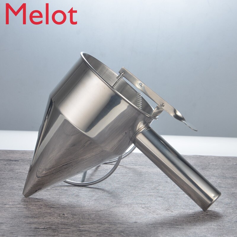 Herramienta de bolas de pulpo, embudo de cono, embudo separador de pasta de embudo de acero inoxidable