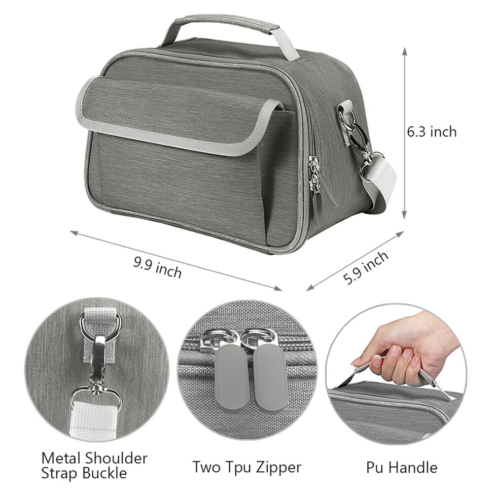 Portable Storage Bag Carrying Case Protective Case for Cricut Joy Accessories: Gray