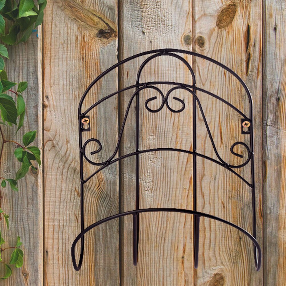 Organizer Reel Universal Retro Storage Rack Water Pipe Durable Tidy Iron Decorative Hanger Garden Hose Holder Wall Mounted