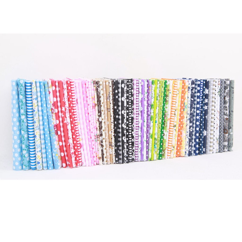 Lot de tissu artisanal en coton 7 pièces | Patchwork carrés Quilting couture, bricolage, motif Floral imprimé Patchwork, tissu en coton