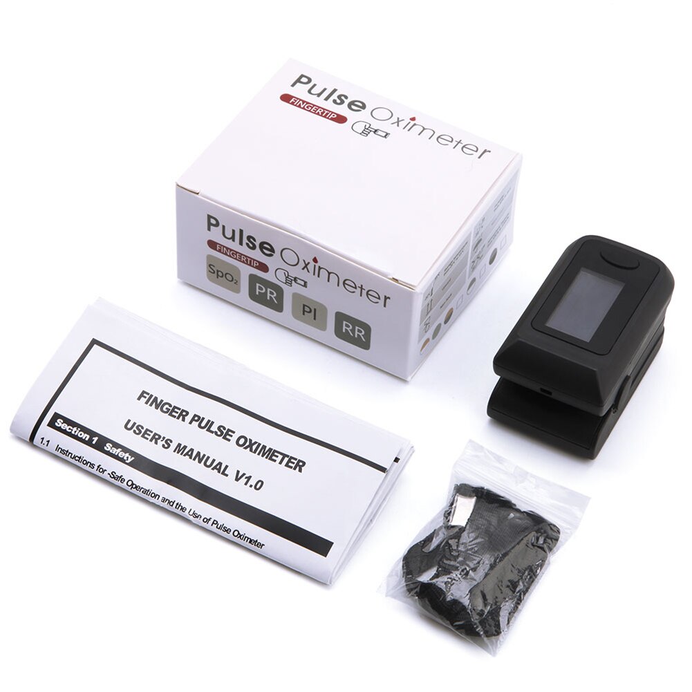 Portable Fingertip Pulse Oximeter Digital Finger Pulse Oxygen Saturation Monitor OLED Pulsioximetro SPO2 Blood Heart Rate Meter