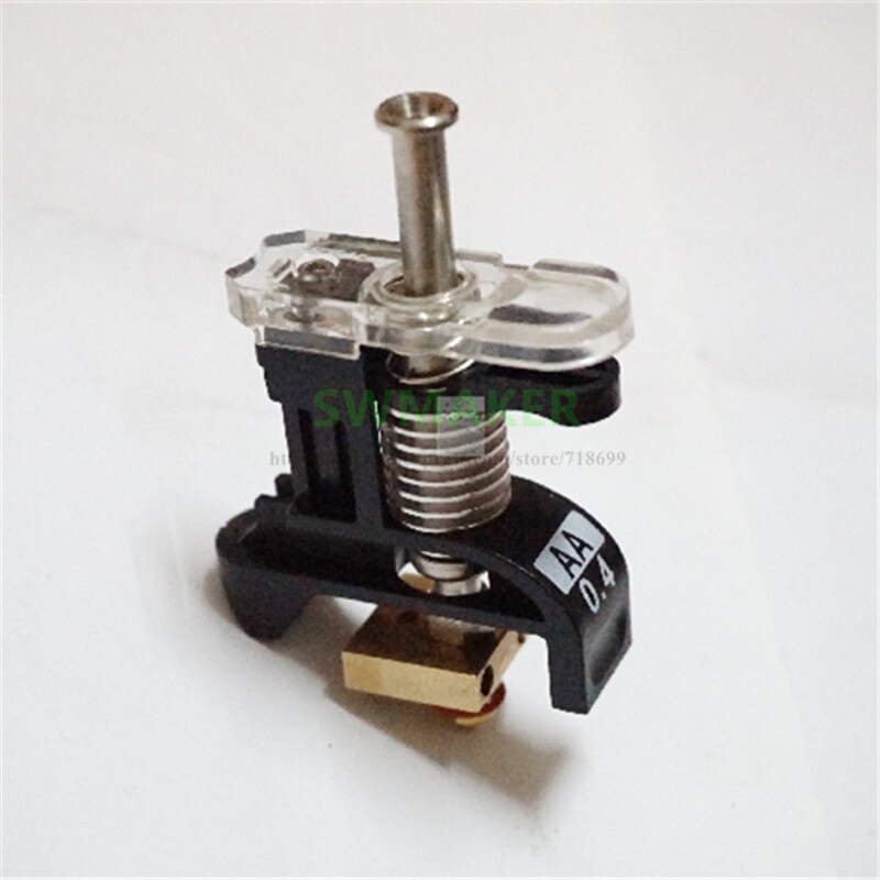 Ultimaker3 3D printer replace print brass nozzle 0.25mm/0.4mm/0.6mm/0.8mm for Ultimaker 3 spare parts 1.75mm/3.0mm filament