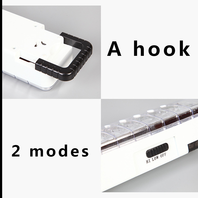 Led Noodverlichting Zaklamp Mini 30 Led 2 Mode Oplaadbare Noodverlichting Lamp Voor Thuis Camp Outdoor