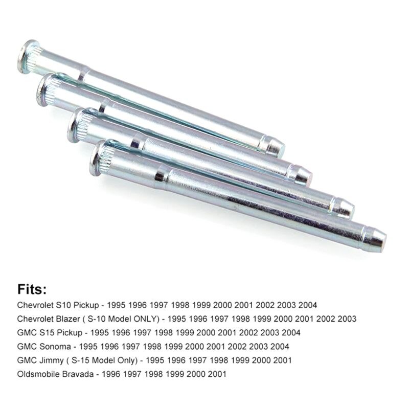 Door Hinge Pins and Bushing Kit 2 DOOR for 1994 - 2004 Chevy S10 & GMC S15 X6HF