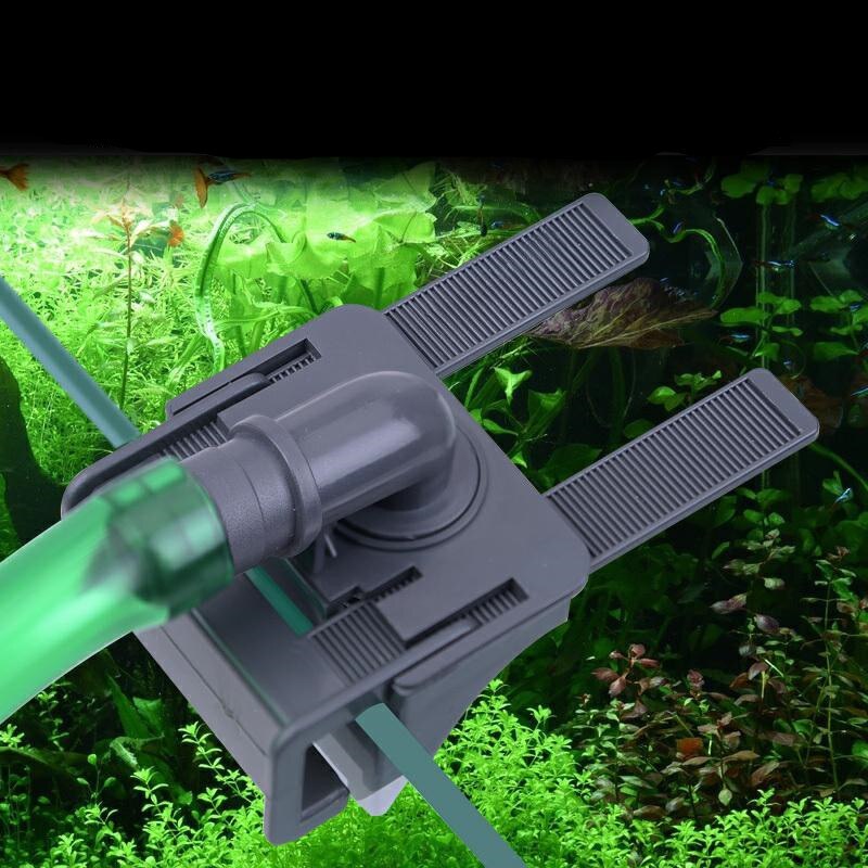 1Pc Aquarium Fish Tank Water Pipe Connector Mount Holder Inflow Outflow Stretchable Aquarium Fish Tank Accessories