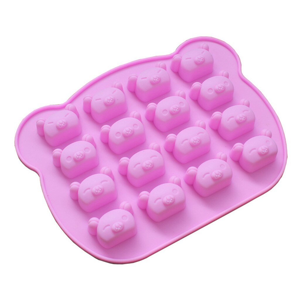 Lovely Pig Silicone Mold Chocolate Mould Candy Gummy Maker Ice Jelly Tray Sugarcraft Fondant Cake Decorating Tools Baking Tools: Default Title