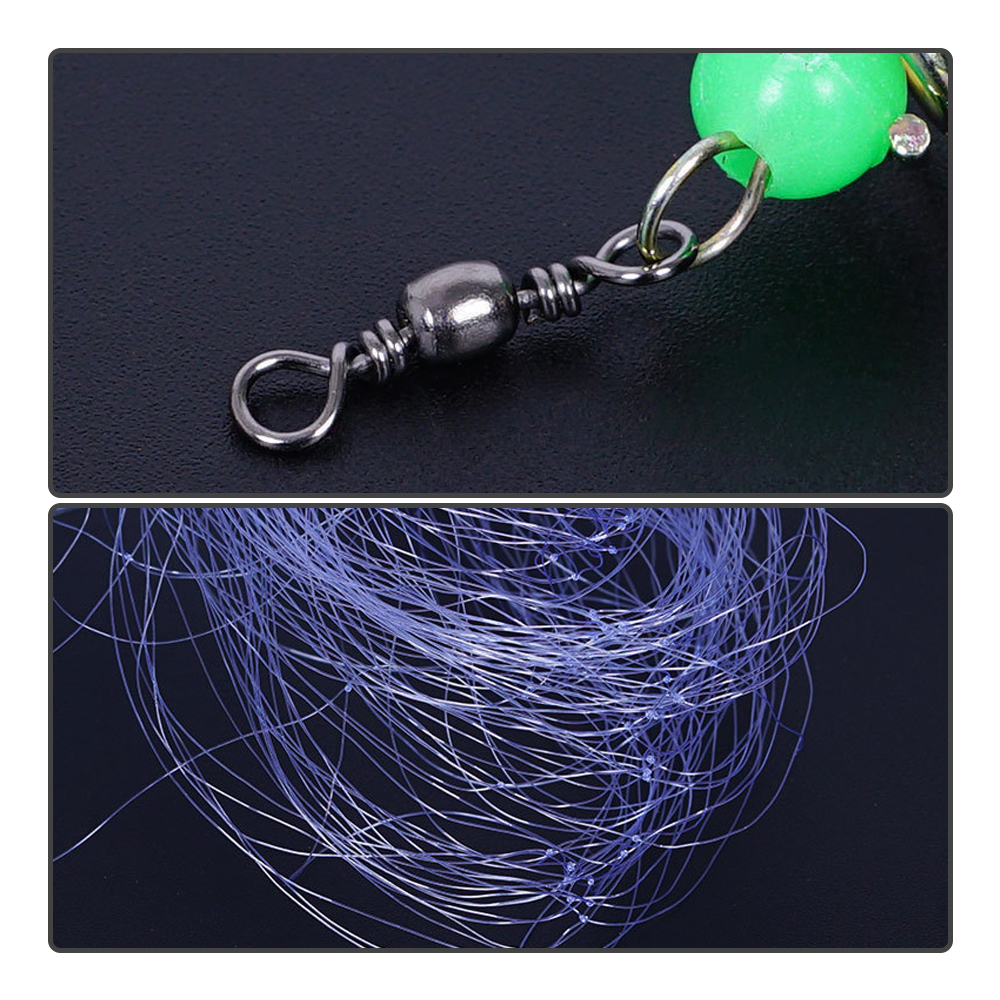 3Pcs Fishing Net Trap Overlord Bundle Net Throwing Tool Catch Net Fishing Gear Accessories