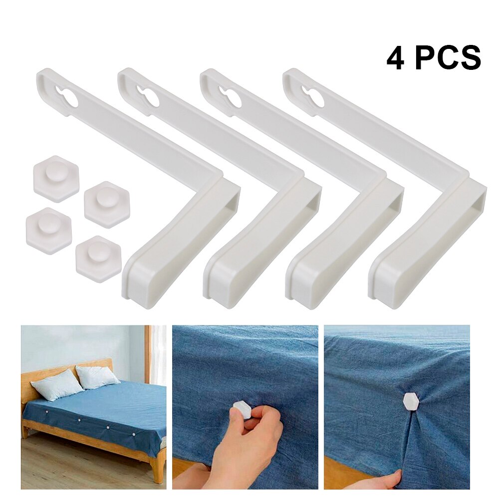 Housse de couette simple à Angle fixe, avec boucle fixe, Clips antidérapants, support de drap de couette