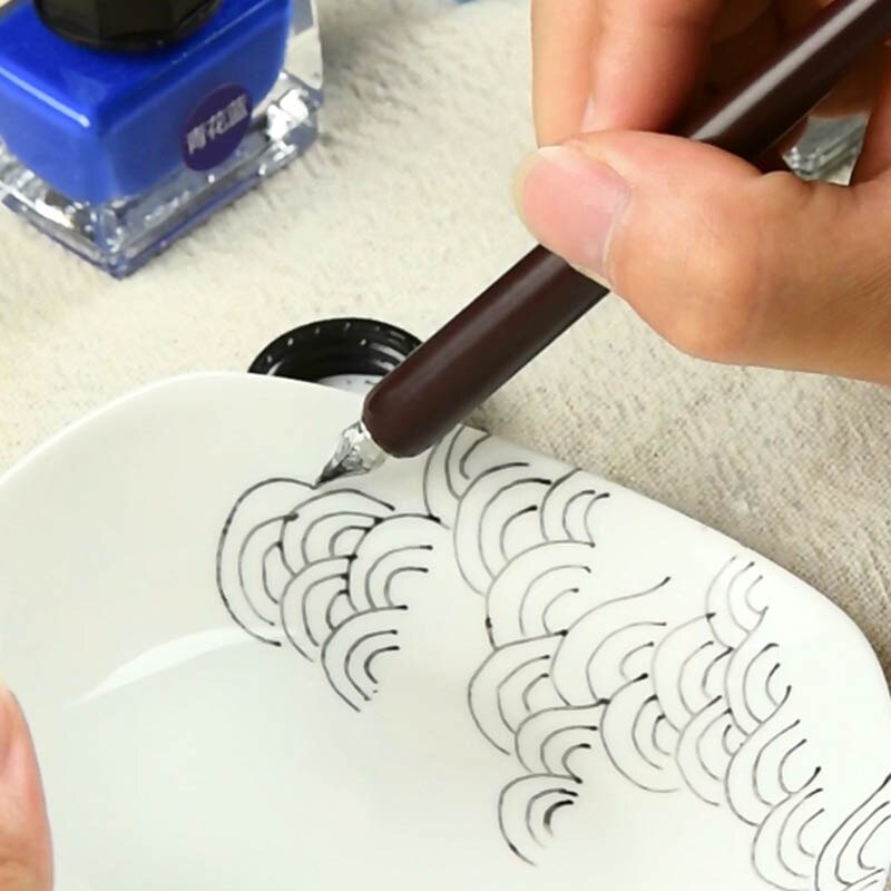 Aardewerk Gereedschap Glazuur Schilderen Pen Schrijven Rtwork Coloring Pen Krijt Schilderen Onderglazuur Verf Pennen Keramische Klei Polymer Tool
