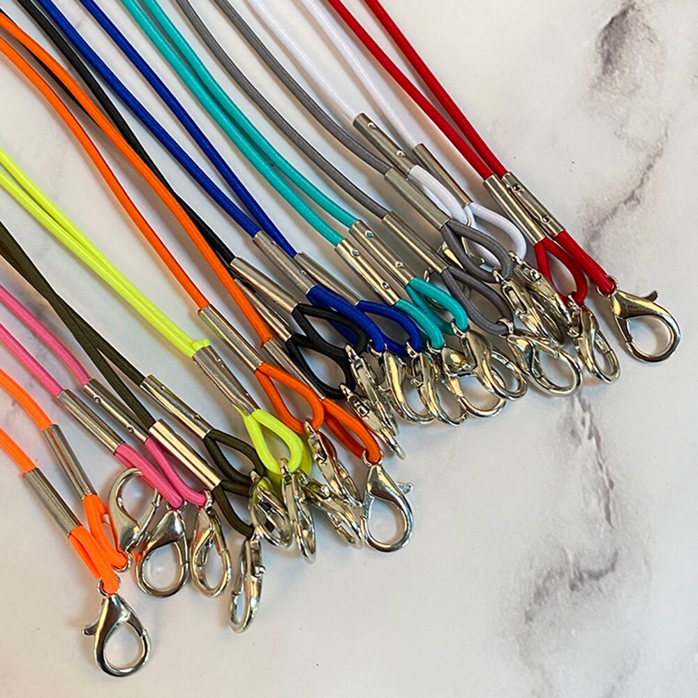 Cordón ajustable para mascarilla facial, soporte cómodo, antipérdida, para colgar en el cuello