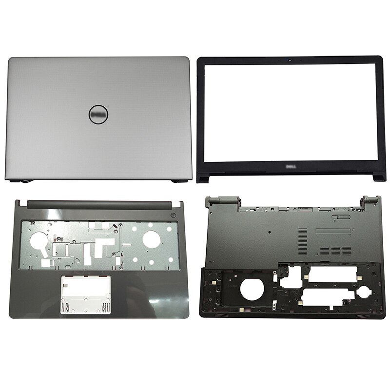 For Dell Inspiron 15 5000 5555 5558 5559 LCD Back Cover/Front Bezel/Hinges/Palmrest/Bottom Case 0J6WF4 0YYRT3 0T7K57 0PTM4C