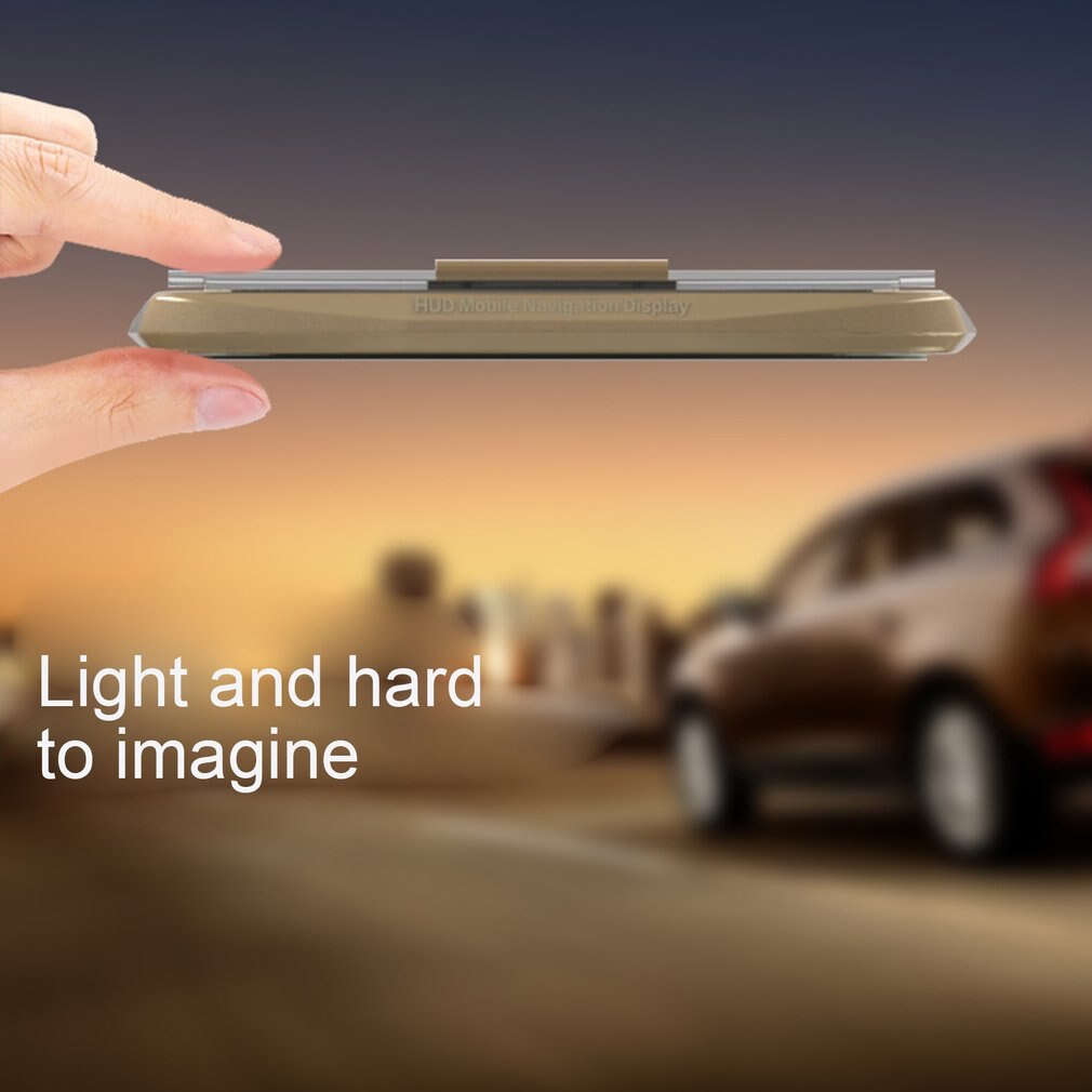 Universal Car HUD Head Up Display Mobile Phone GPS Navigation HUD Bracket For Smart Phone Car Stand Folding Holder