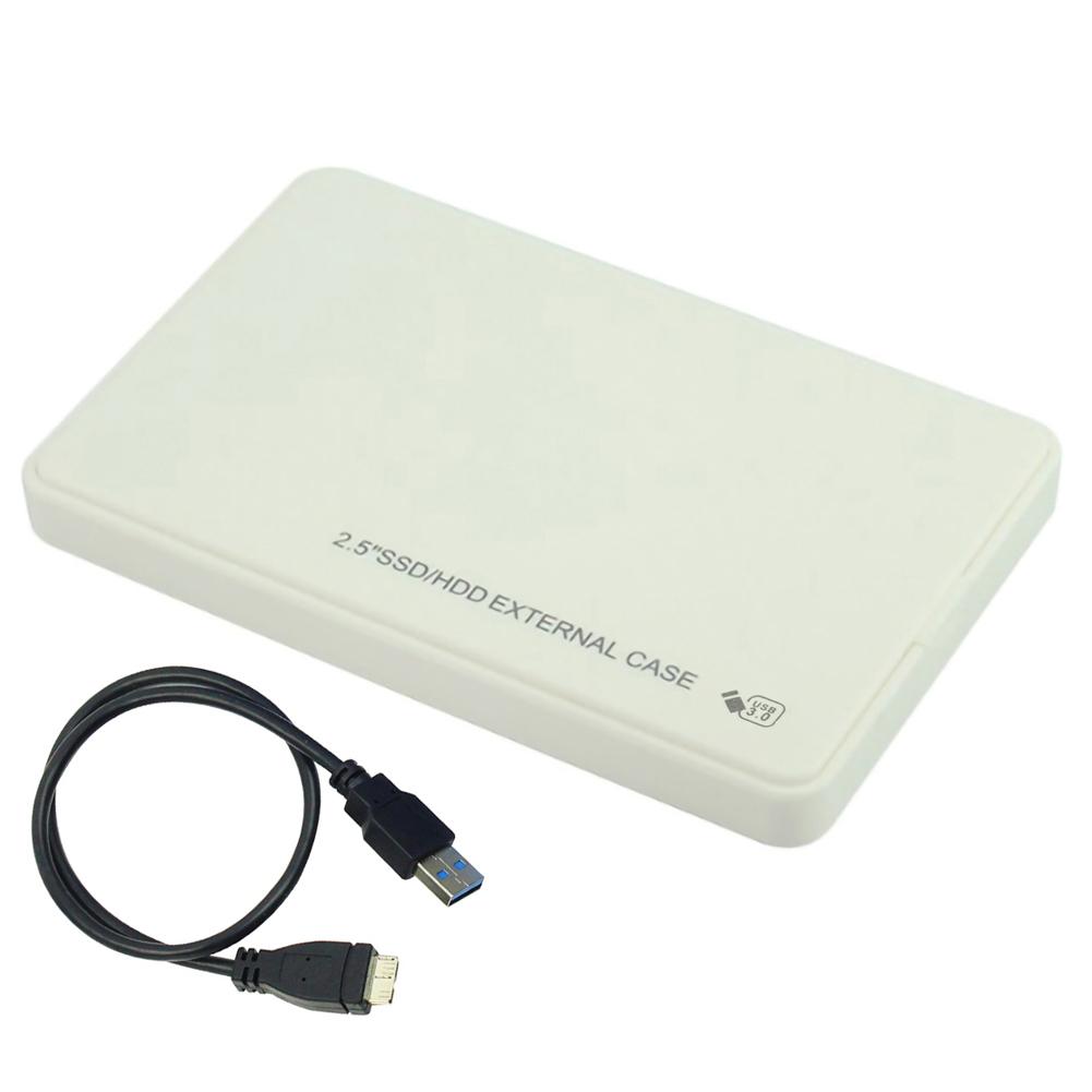 2.5 Inch Hard Drive Case USB 3.0 To SATA I/II/III Tool-Free External Hard Drive Case ABS SSD External Storage HDD Box 9.5mm 7mm
