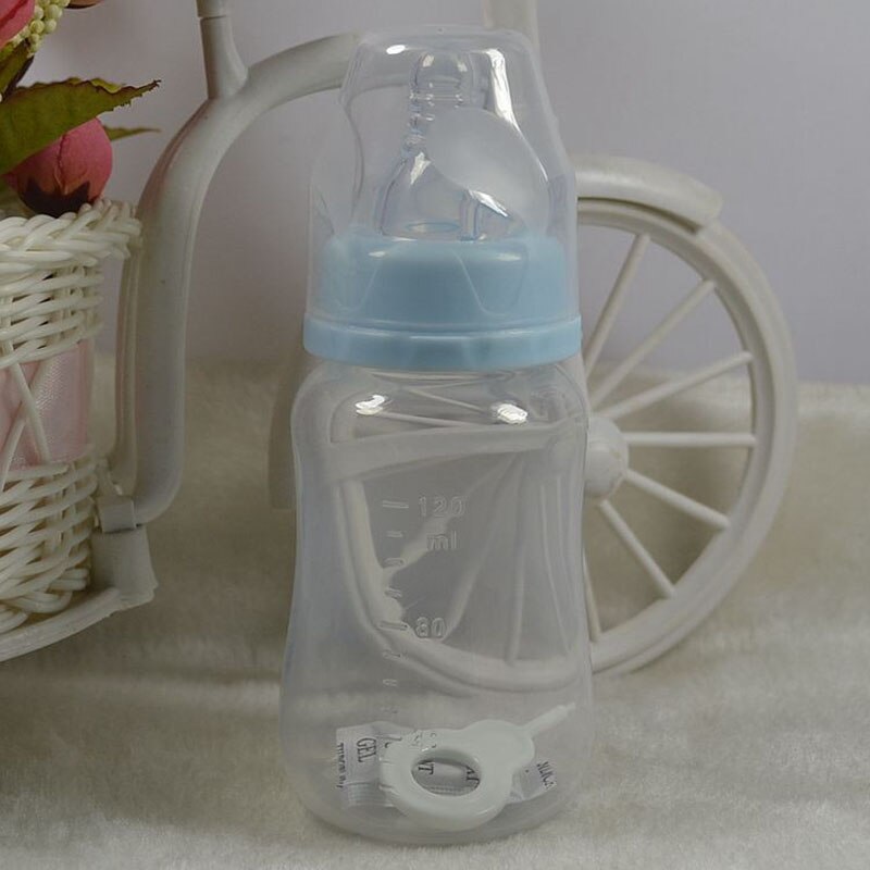 Zuigfles 120Ml Babyvoeding Water Melk Fles Zachte Mond Eendenbek Sippy Zuigeling Training Flessen Voor Baby &#39;S Bpa gratis