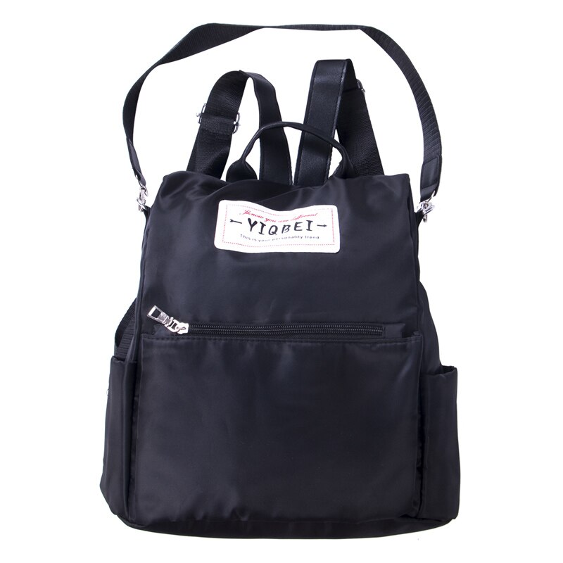 Women Anti-theft Oxford Backpack School Travel Waterproof Satchel Shoulder Bag Large Capacity Backpacks: black