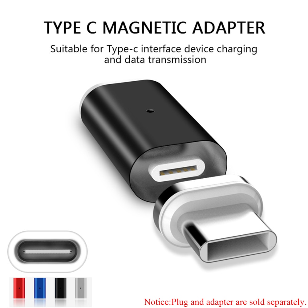 Micro Usb Telefoon Adapter Magnetische Charger Converter Voor Iphone Samsung Huawei Magnetische Opladen Datum Kabel Adapter Voor Magnetische