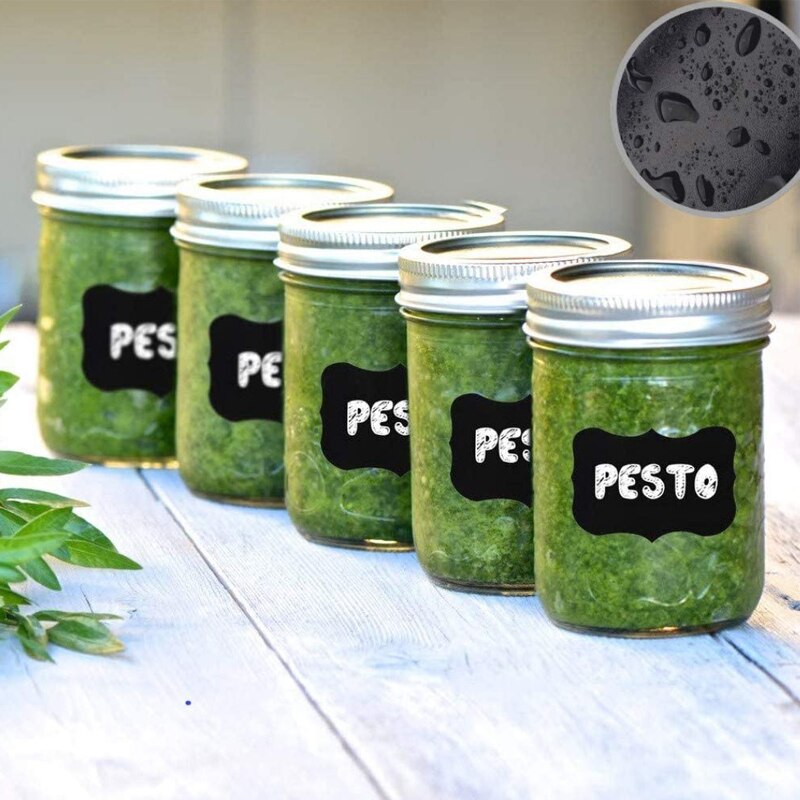 36 Stks/set Uitwisbare Schoolbord Sticker Craft Keuken Potten Organizer Labels Waterdicht Krijtbord Keuken Spice Label Stickers