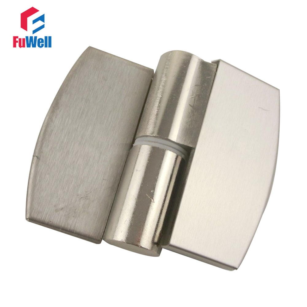 2pcs Stainless Steel Zinc Alloy Public Toilet Partrition Door Hinge for Folding Door Fit 12~18mm Door