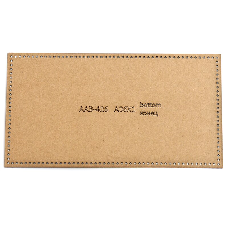 1Set DIY Kraft Paper Template Shoulder Messenger Bag Tote Leather Craft Pattern DIY Stencil Sewing Pattern 24cm*20cm