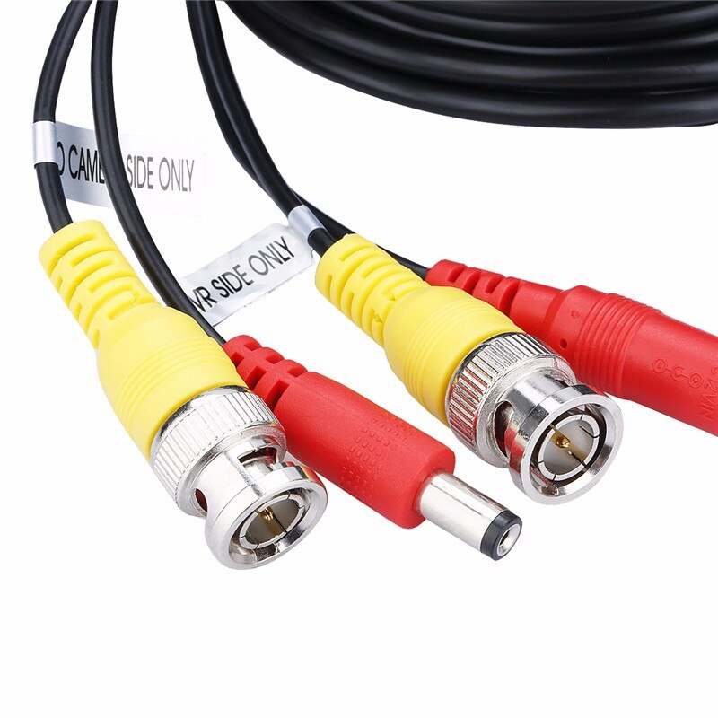 CCTV DVR Camera Recorder system Video Cable DC Power Security Surveillance BNC Cable 5~50M
