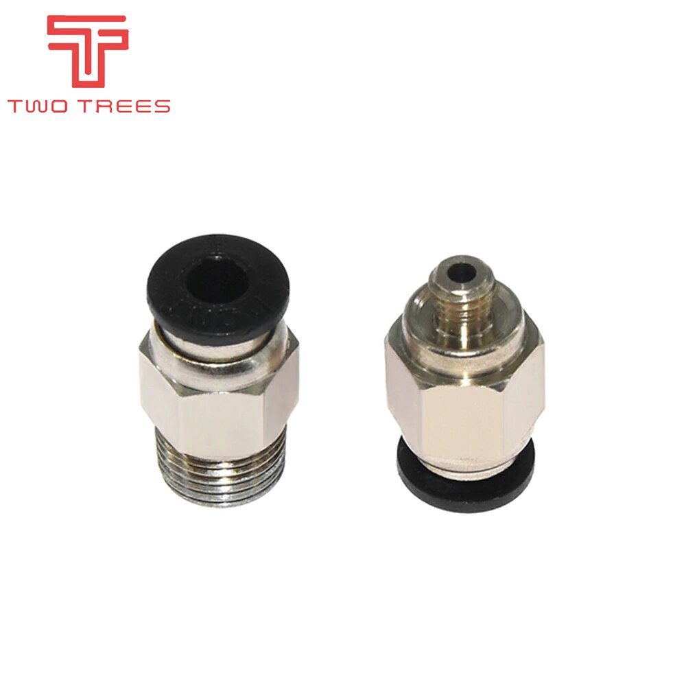 Gli accessori pneumatici della stampante dell&#39;accoppiatore PC4 3D del connettore della metropolitana di 4mm PTFE PC4-M6 molti tipo della stampante delle parti della stampante 3D