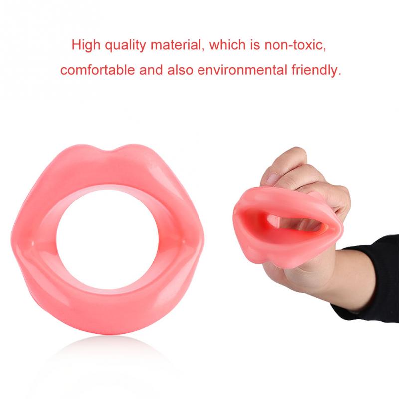 Silicone Rubber Face Slimmer Lip Trainer Mouth Exercise Massage Muscle Tightener Anti Wrinkle Lip Exerciser Mouthpiece Face Care