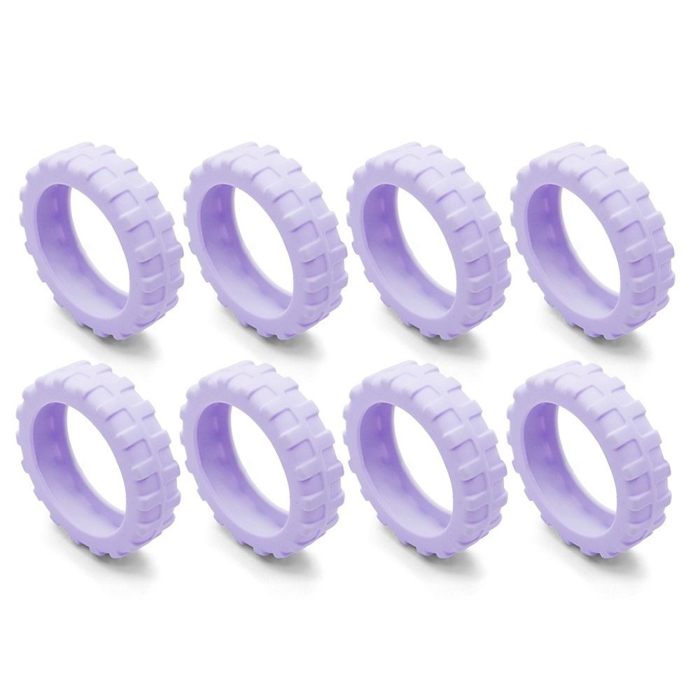 Universal Travel Luggage Caster Shoes Silicone Suitcase Wheels Protection Cover Reduce Wheel Wear Reduce Noise Wheels Protector: WHITE