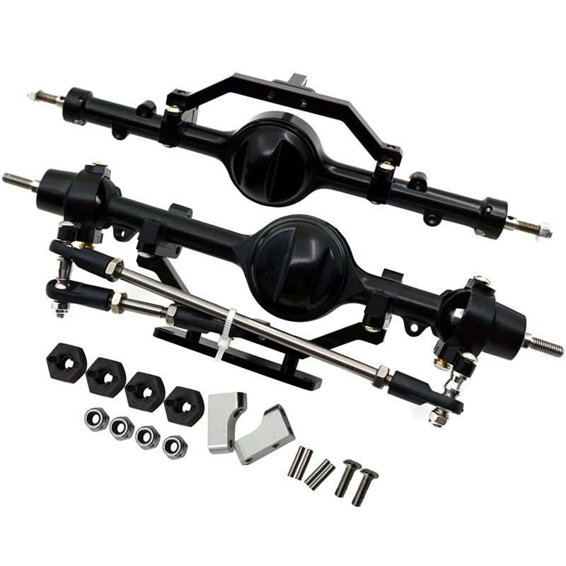 thumbnail image 2 of AXSPEED Complete CNC Alloy Front & Rear Axle Set For Axial SCX10 1/10 RC Crawler 2 of 6