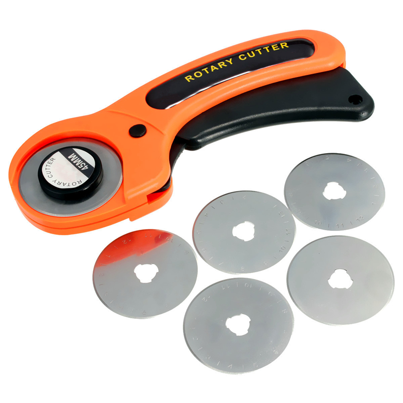 45mm 28mm Rotary Cutter for leather Set Blades for fabric Circular Quilting Cutting Patchwork Cut Tool Quilter Leather Cutter