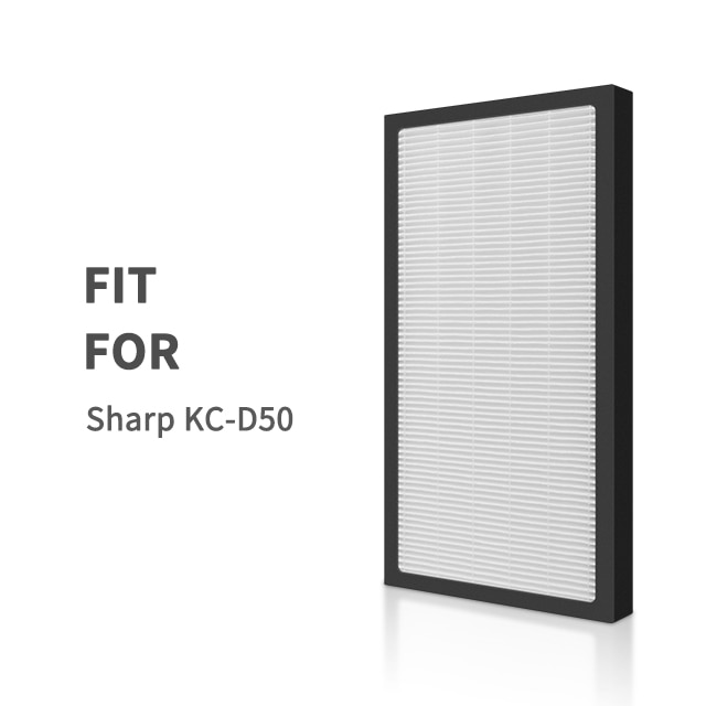 Vervanging Hepa Filter Voor Sharp KC-D40 KC-D50 KC-D40Y Filter Voor KC-E40-W KC-E50-W KC-F50-W 400*220*28Mm