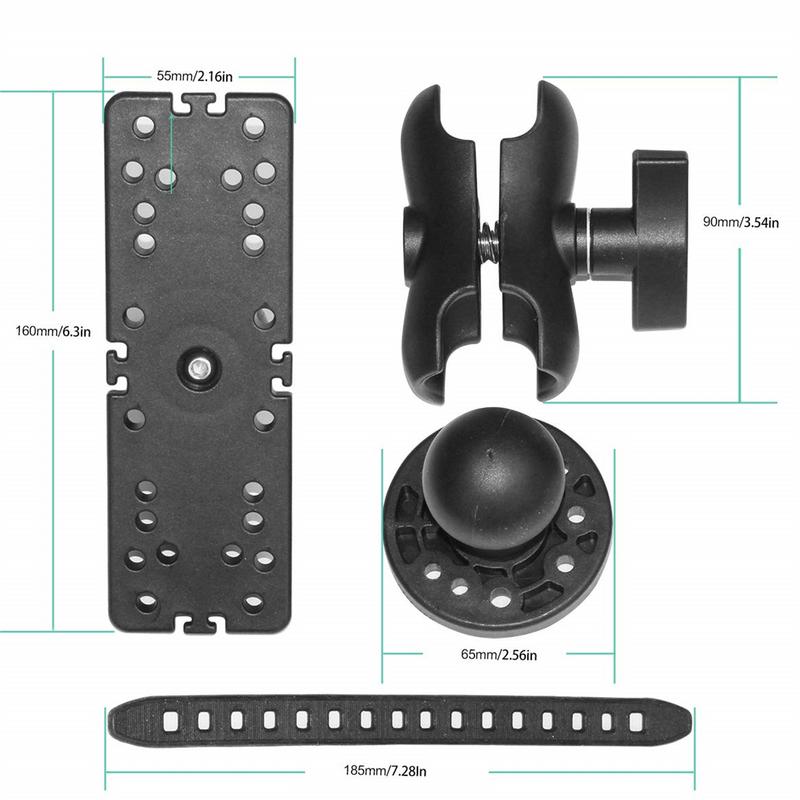 Swivel Fisch Finder Montieren Basis 360 Grad Swivel Fisch Finder Montieren Basis GPS Navigation Fisch Finder Halterung Für Marine Boot kajak