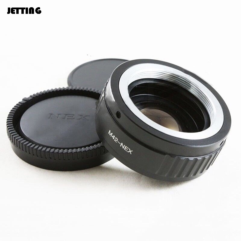 1PCS M42 Mount Lens Focal Reducer Speed Booster Adapter For NEX E 7 A6000 Focal Reducer Speed Booster Adapter