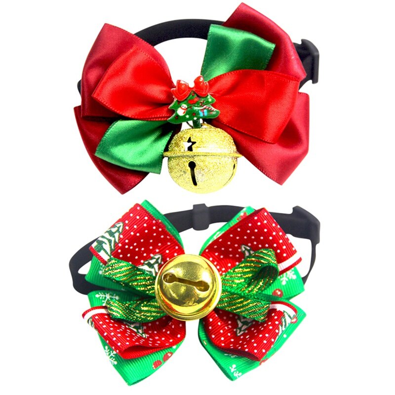 Kerst Accessoires Festival Hond Kraag Banden Verstelbare Kleine Huisdier Katten Vlinderdas Stropdassen voor Puppy Kat 77