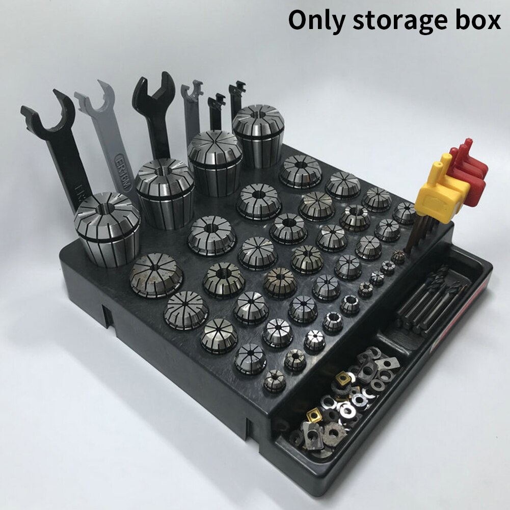 Organizer Storage Box Collet Chuck Parts Probe Inserts CNC End Collecting Lathe Tool For Wrench Milling Durable Cutter Stand