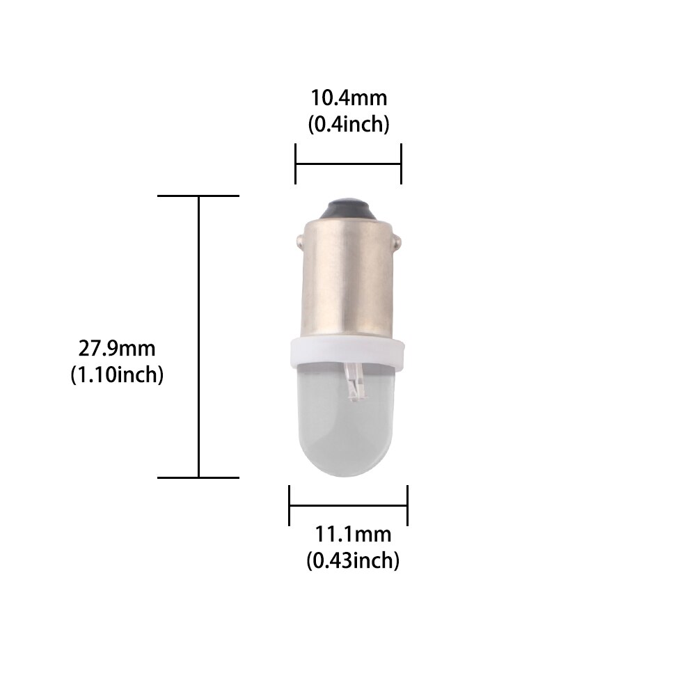 10 kpl 6v 6.3v dc  t11 t4w ba9s h6w 3886x 1895 64111 r linssi flipperilamppu muotoilu valkoinen sininen punainen keltainen vihreä rgb sekoitus väri
