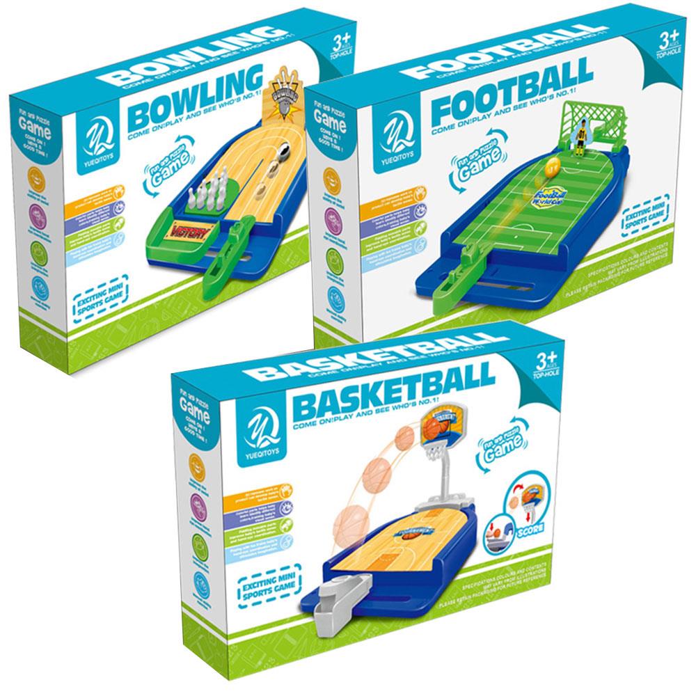 Práctica de madera Dedo de juguete mesa de fútbol baloncesto bolos etapa de juguete divertido rendimiento magia en casa entretenimiento familiar