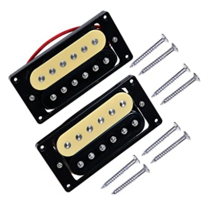 Faced Humbucker Double Coil Pickups for Electric Guitar Pickup Double Coil Electric Guitar Pickup: Default Title