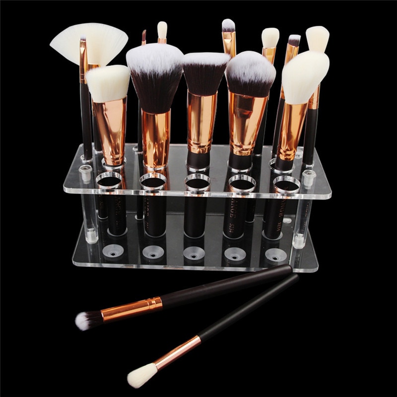 20 Gaten Make-Up Borstel Display Stand Artefact Make-Up Borstel Houder Droogrek Holder Air Brush Tool Borstel Plaatsing Tafel