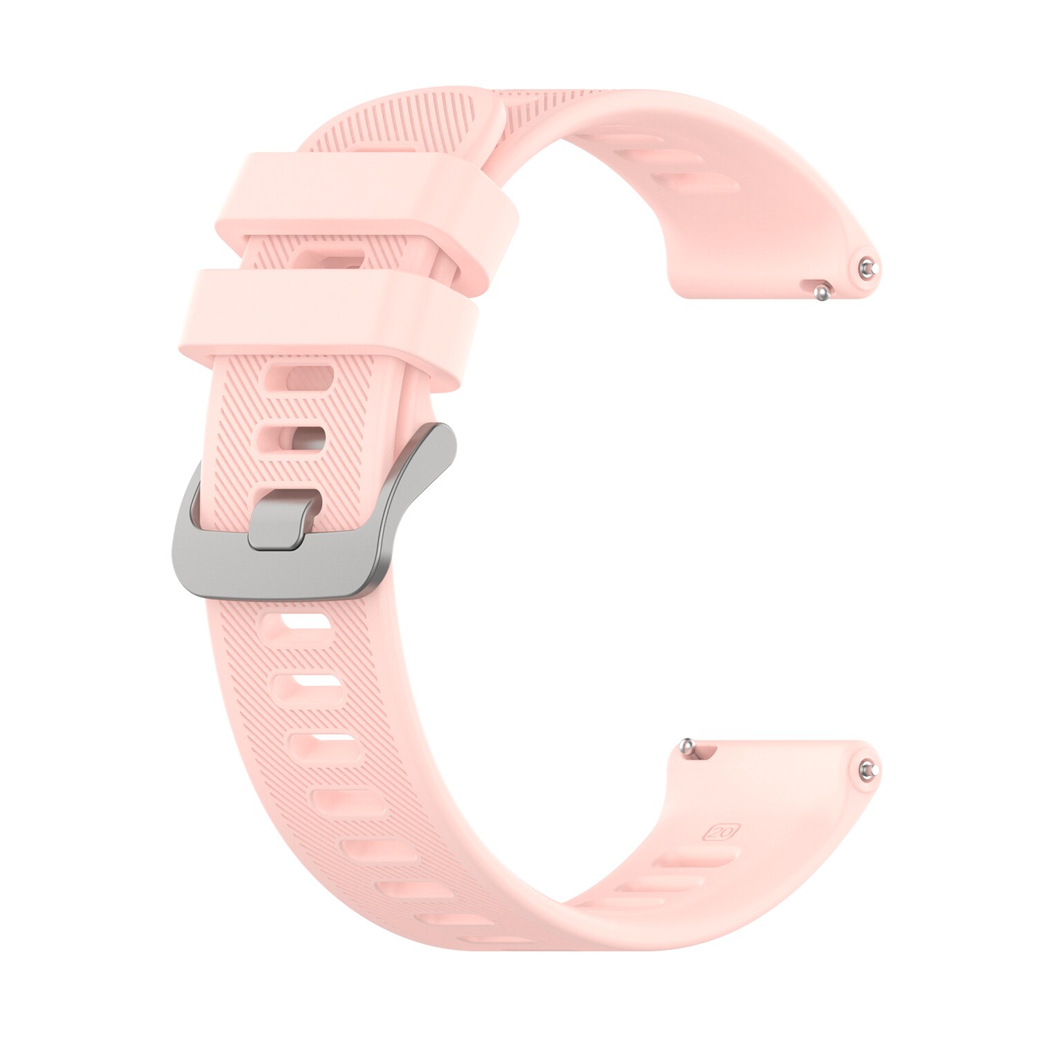 20mm Official style Sports Silicone Quick Release Strap For Garmin Forerunner 55 158 Wrist Band 245 245M 645 Bracelet Watchband: D