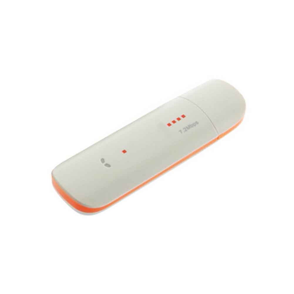 Router plug and play hjemmekontor stabil internet 3g netværk bærbar usb dongle trådløs med simkort slot modem 7.2 mbps: Hvid